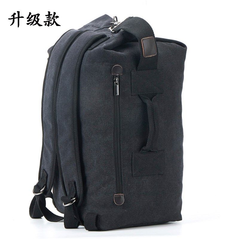 帆布双肩包男士户外旅行水桶背包登山运动男女大容量行李包手提袋,箱包皮具/热销女包/男包,双肩背包,淘宝优惠券,粉丝福利购,淘宝优惠卷