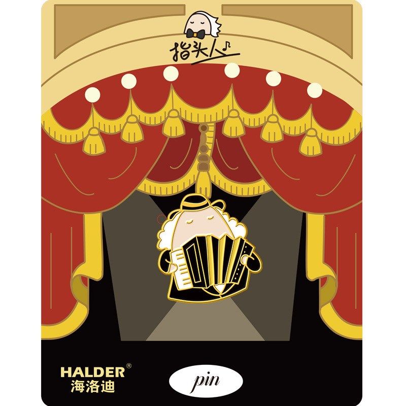 指头人交响乐团钢琴竖琴长号乐器徽章音乐演奏家礼物小众胸针,节庆用品/礼品,文化创意邮册/出版物/徽章,淘宝优惠券,粉丝福利购,淘宝优惠卷