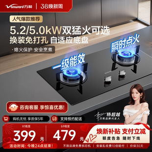万和天然气燃气灶液化气煤气猛火灶具家用台嵌入式官方旗舰店B9X1