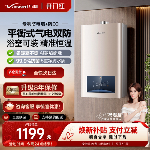 【浴室安装专用】燃气热水器