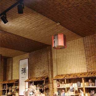饰墙面 芦苇帘子遮阳卷帘窗帘隔断草编苇帘草席复古大卷吊顶竹帘装