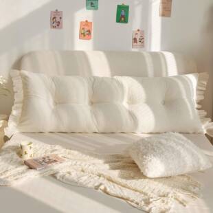 床大头软包靠垫可靠拆洗背榻榻米无床头加厚垫奶F987T787油风新款