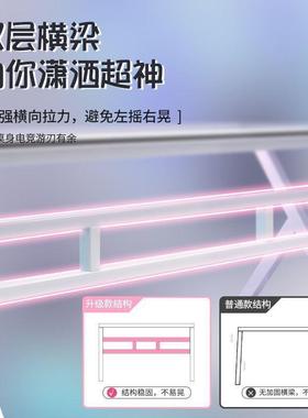 电脑台桌家竞用电式桌房卧室桌子简EIP约现公桌租学生写字台书桌