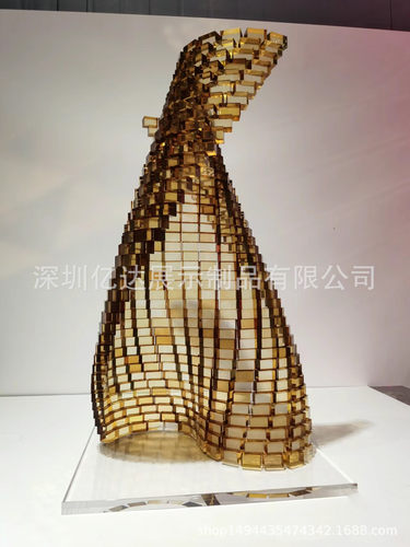 亚克力异形售楼部办公司摆设装饰雕塑品工艺艺术雕塑品