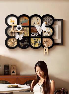 20打5EUQ款新中古风免孔电表箱电闸箱总开关遮挡多功能洞洞板置2