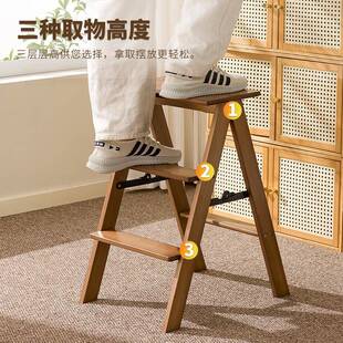 ?折轻叠梯凳厚加粗登KUY高梯凳家用爬人字梯小型便凳子两用加梯合