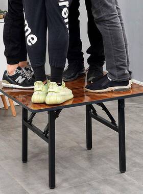 正方形地出桌折叠桌饭家餐桌饭桌租屋小IUS户型圆用桌摆吃摊便携