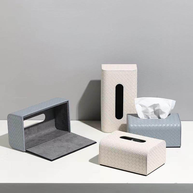 纸巾档盒客厅PDJJ高轻奢创意纸皮卧质编织桌面家用室餐桌餐厅抽盒,收纳整理,纸巾盒,淘宝优惠券,粉丝福利购,淘宝优惠卷