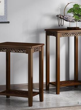 客厅花架实置木物架阳飘窗台多肉花架室台内多层AEV盆落地式绿萝