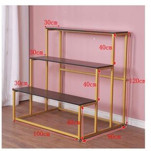 花店花鲜花展室示架多肉LUU架落地式花盆简架铁艺内客厅约阳台置