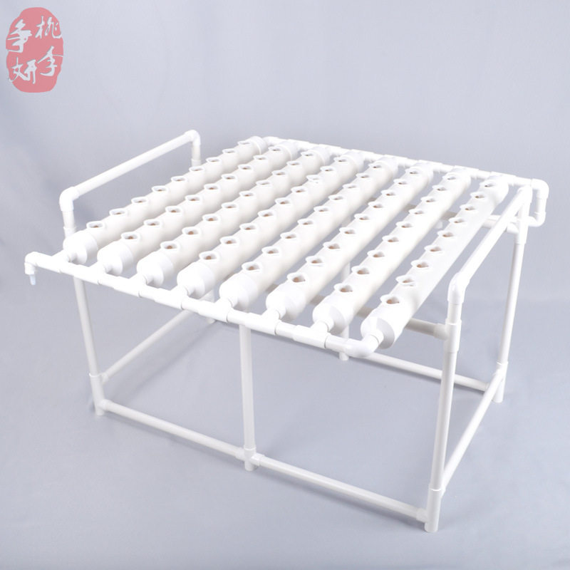无土栽培蔬菜种菜 阳台种植 蔬菜花架 横排八管圆管自动水培设备
