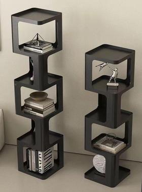 客具书架落地置物架儿EXE艺童转角简易卧室电视旁小书柜铁厅玩收