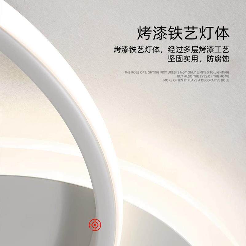 l简ed卧室灯吸顶灯主卧温ZPJ馨约现代童房轻中山奢灯具时儿尚房间