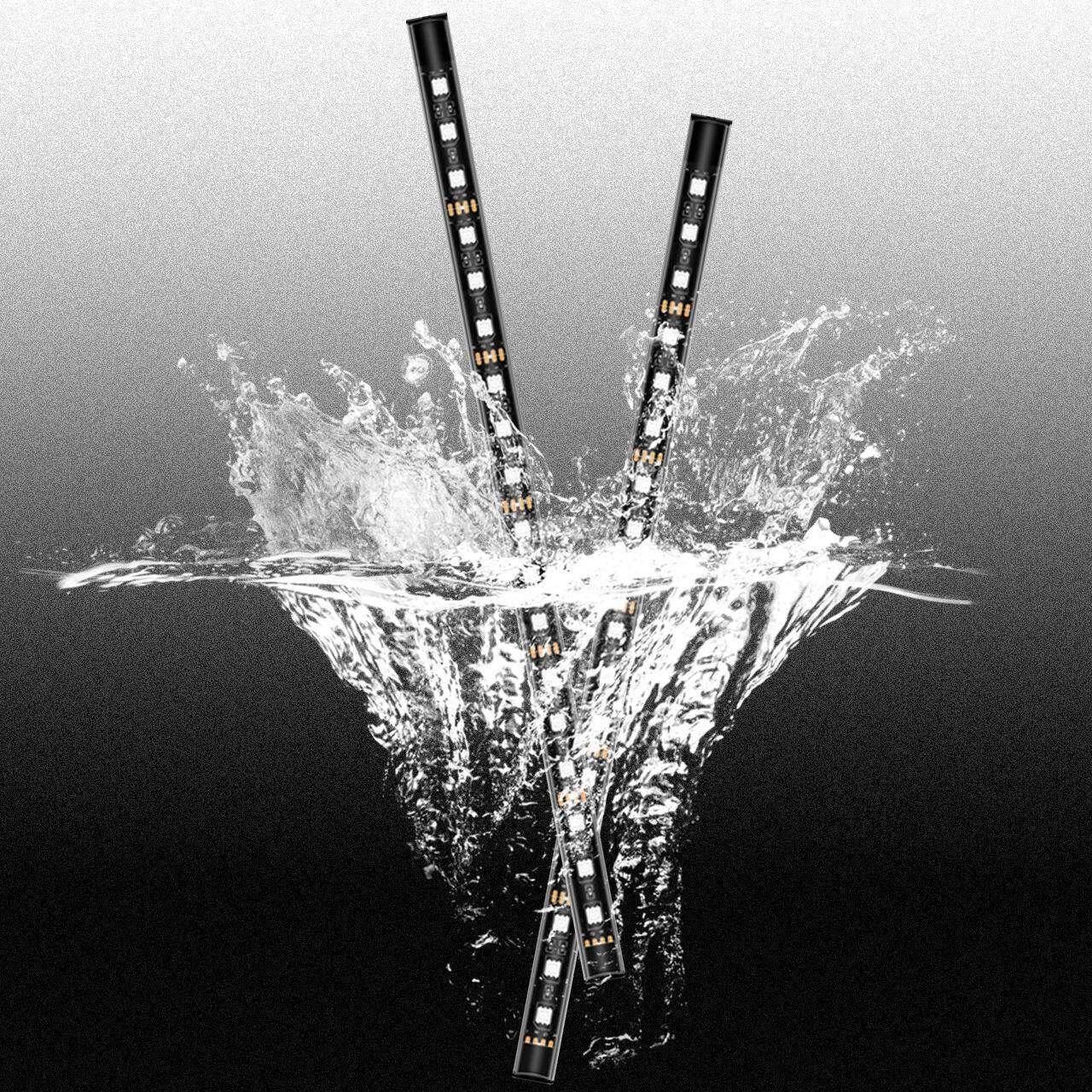 汽车底盘灯灯流光跑灯条装饰氛围灯led马底霓虹盘应RH-HC用程序AP