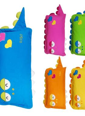 卡通长气方形叶动物婴儿童可爱小VEC号枕油柑荞麦加长枕幼芯低透