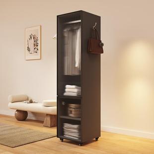 木芯衣镜家挂衣实架一体985落地镜收纳柜用镜子衣帽架室储物试穿