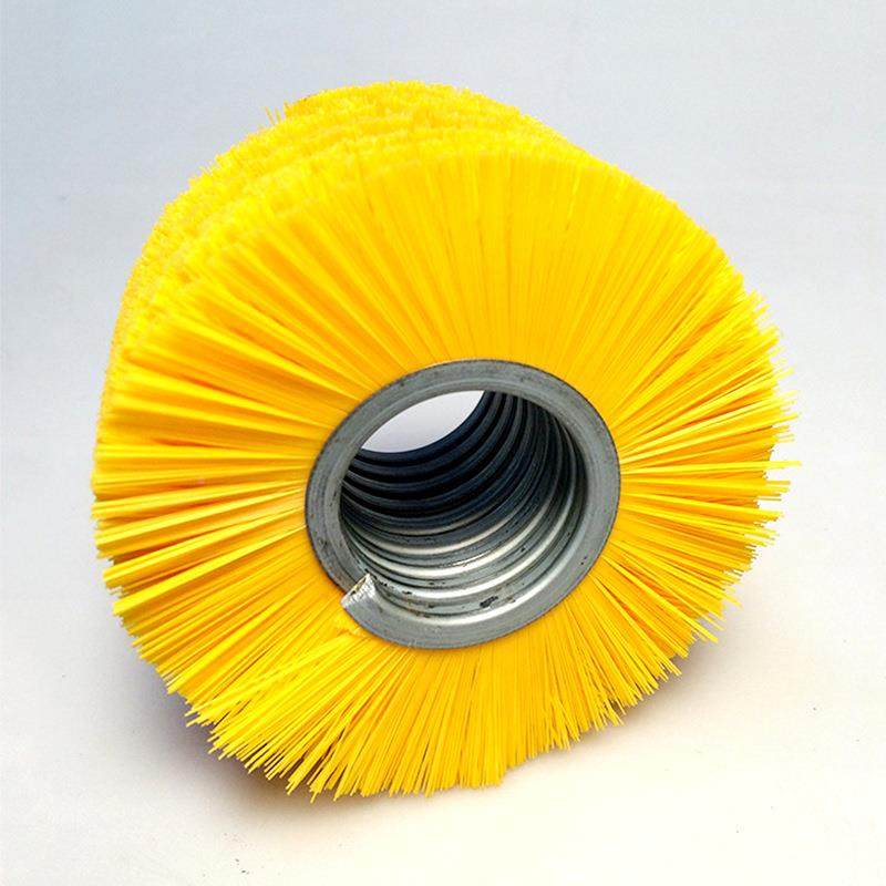 辊筒刷MQN形弹簧刷辊毛电解板尘打磨柱毛刷纺织机用外绕辊筒毛除