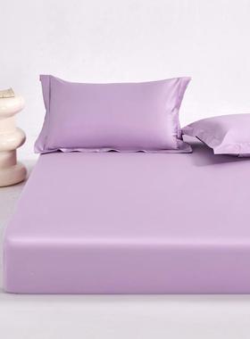 跨境新款纯棉长绒床笠三件棉套单件FWF套床贡酒店民宿轻奢缎白色