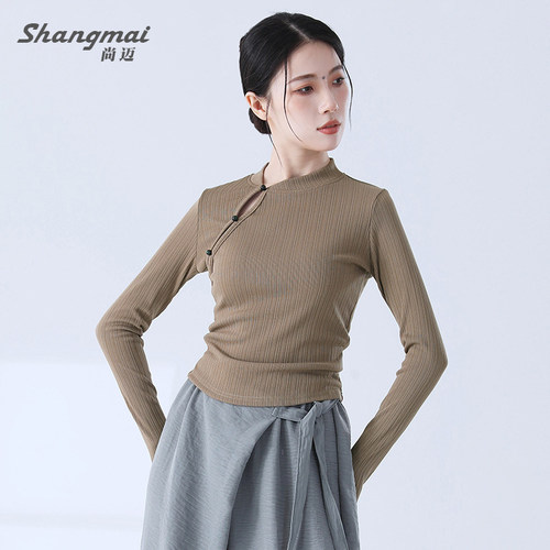 速发春中新款舞成长舞蹈服人袖上衣练功季国古典民族跳舞服