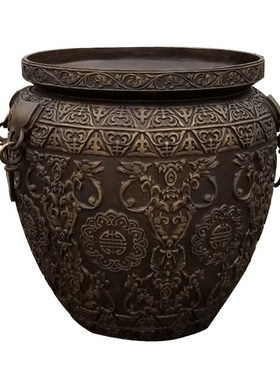 速发大型纯铜铜鼓广西少数民族广场园林景观雕塑腰鼓铜鼓摆件