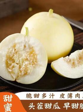 【源头直销】头茬小蜜蜂甜瓜蜜甜脆爽当季新鲜水果香瓜3/5斤/y