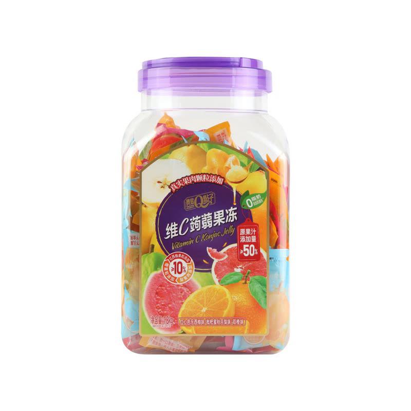 山姆会员店代购 宝岛Q点子维C蒟蒻果冻1.8kg3种口味