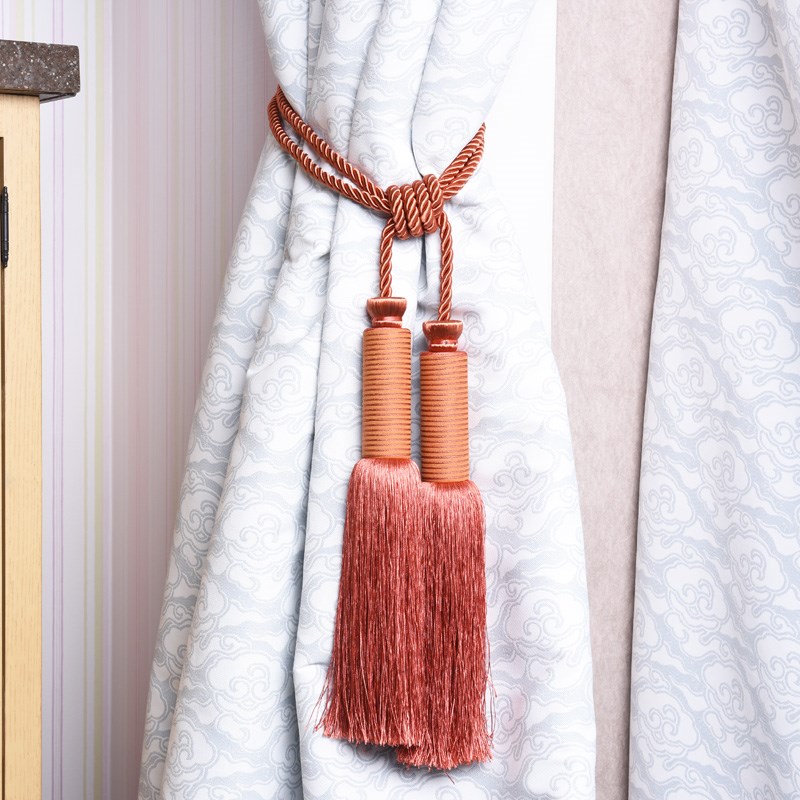欧式窗帘绑带现代简约窗帘挂球扎束带挂钩 窗帘扣捆绑绳子创意