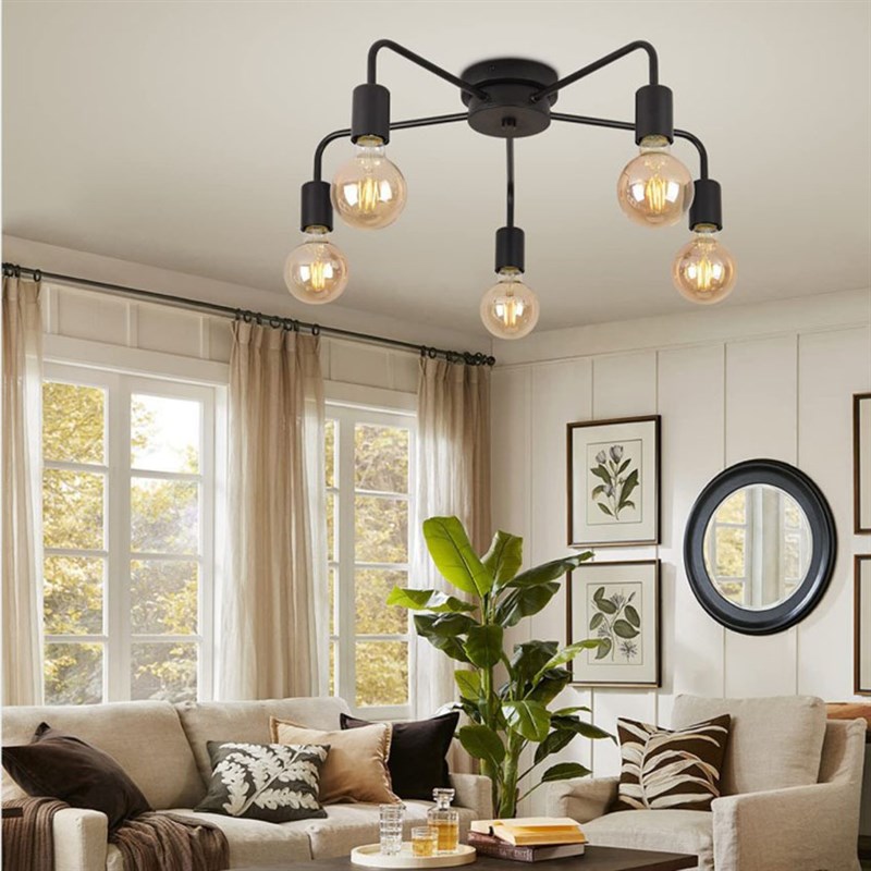 美式复古客厅吸顶灯创意现代简约卧室灯2022年新款北欧网红餐厅灯