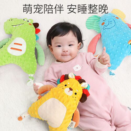 婴儿安抚巾可入口可啃咬玩偶宝宝睡觉哄睡神器公仔豆豆手偶玩具