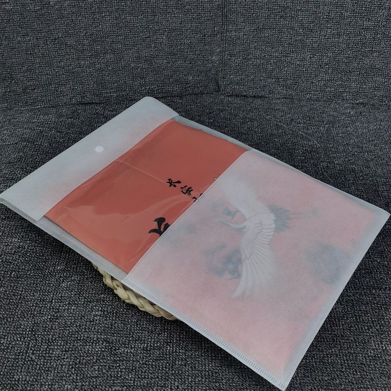 无纺布暗扣透明服装包装袋童装鞋子裤子礼品袋内衣内裤收纳防尘袋