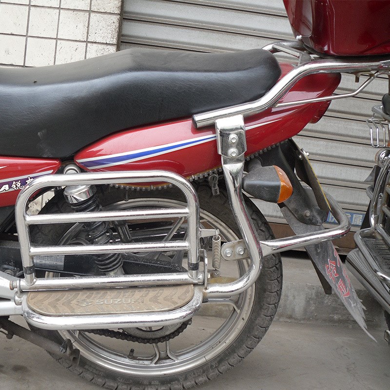 En150摩托车侧翻货架两边侧边尾箱支架en125-2f/3f/2a/3e改装货架