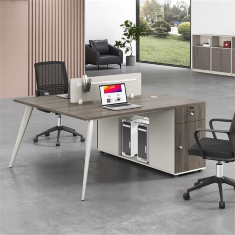 职员办公桌椅组合工位屏风员工办公桌子办公室财务办公桌简约现代