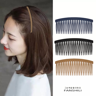 简约磨砂发梳插梳刘海发夹头饰盘发气质大号成人发卡子碎发女发饰