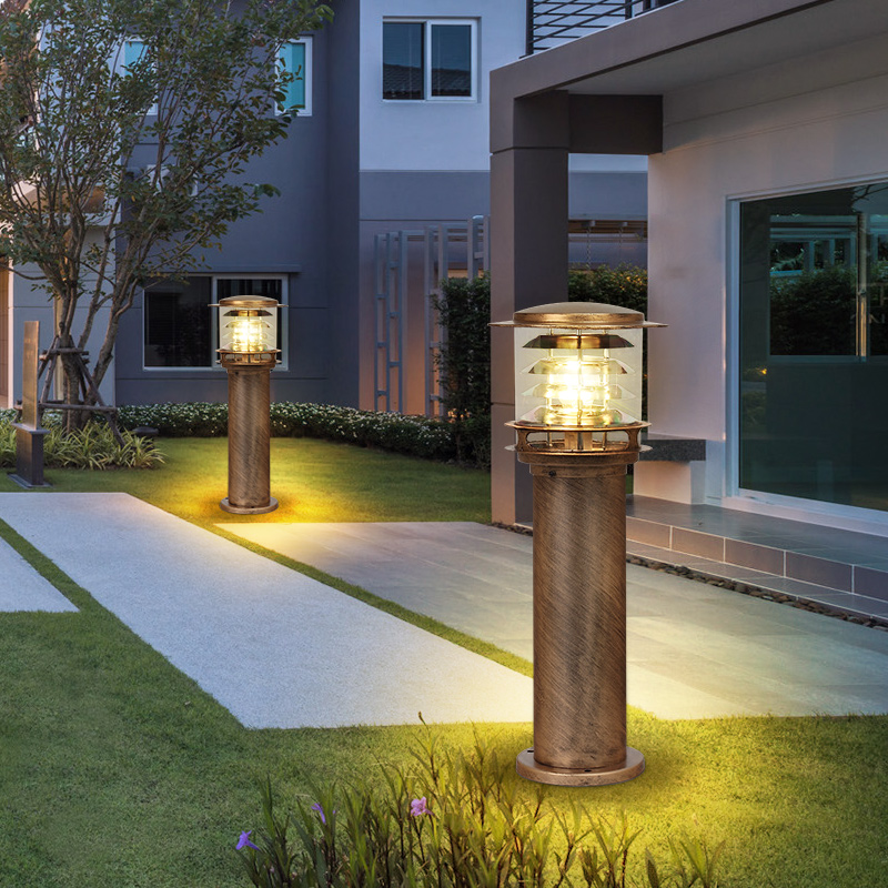 防水灯户外简约现代花园别墅家用小区草坪落地led超亮室外庭院灯