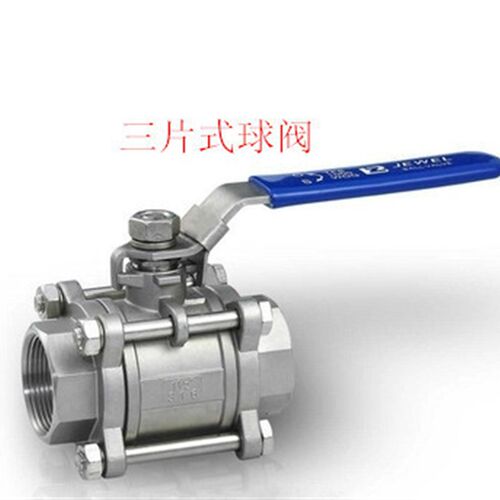 304/316不锈钢三片式球阀手动不锈钢1000WOG球阀3PC球阀DN15-2025