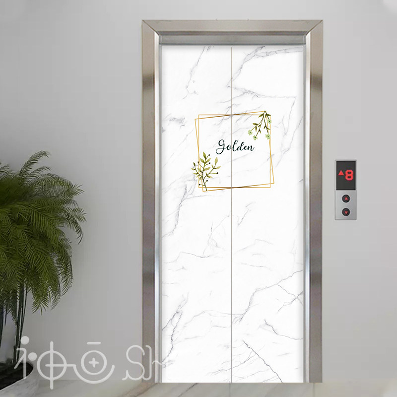 简约仿大理石纹电梯门贴纸自粘可A定制电梯装饰画水井电井门贴极,家居饰品,门贴,淘宝优惠券,粉丝福利购,淘宝优惠卷
