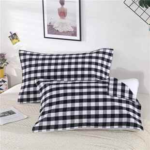 枕巾可固定男生不易滑落老粗布单人透气加大四季枕头套盖巾48*75