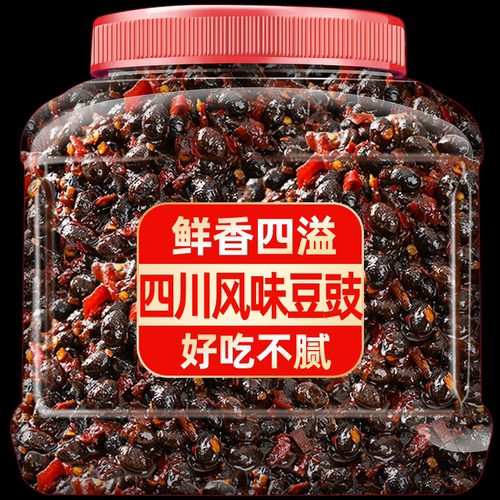 四川特产麻辣豆豉香辣豆鼓干
