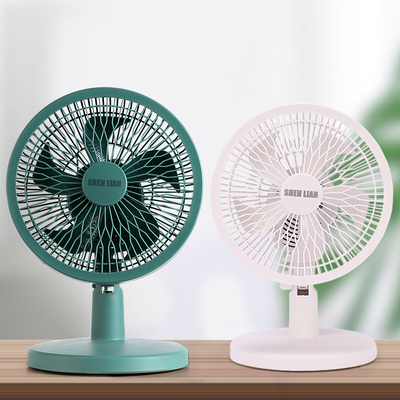 10寸摇头风扇学生宿舍床上寝室家用办公室桌面插电风扇台式小型