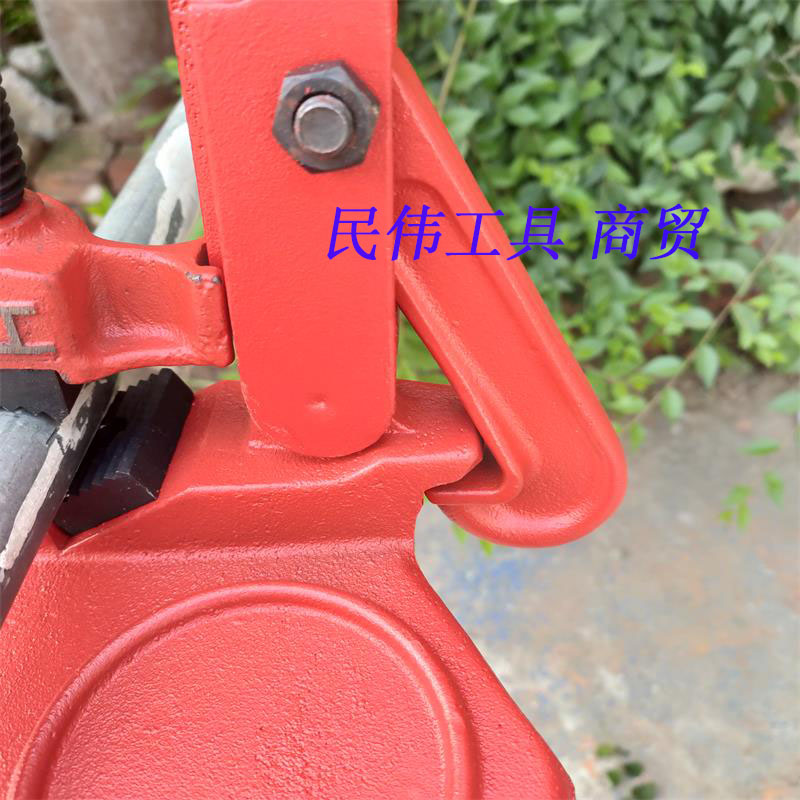 新工加重型管子台虎钳压力钳台钳龙门钳龙门架镀锌管道工具钳子
