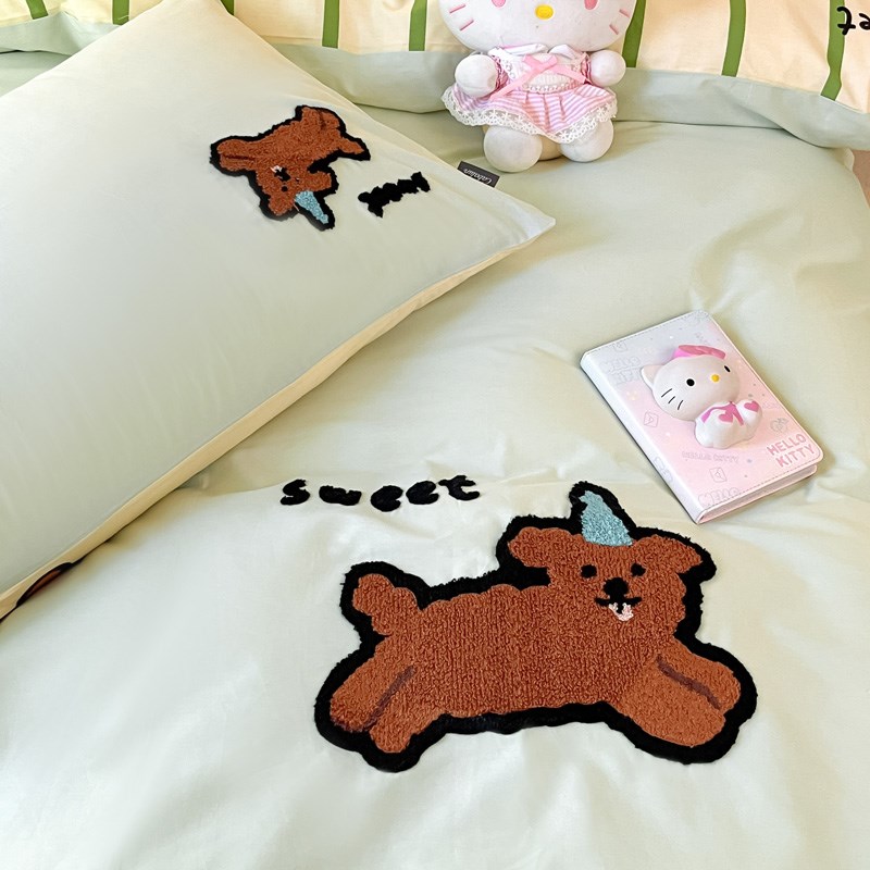 大学生宿舍床上用品三件套全棉纯棉被套床单寝室上下铺高中生床品