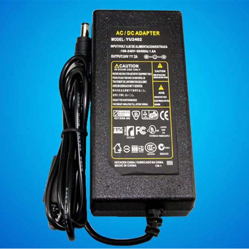 LED电源220V转12VLED灯带专用电源适配器 低压变压器恒压塑料外壳