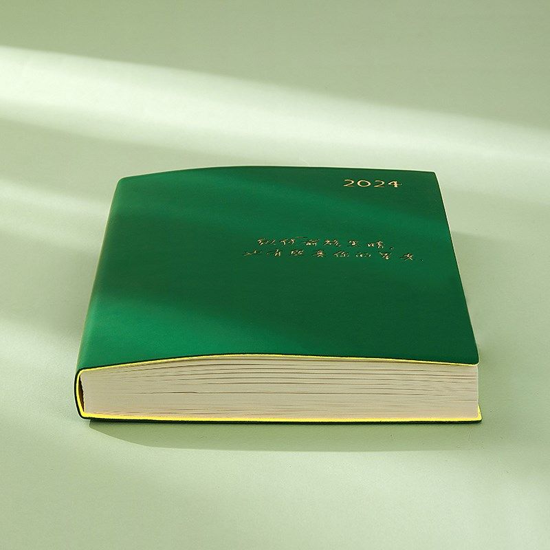 2024下半年日程本365天一日一页高颜值文艺笔记本本子办公工作记