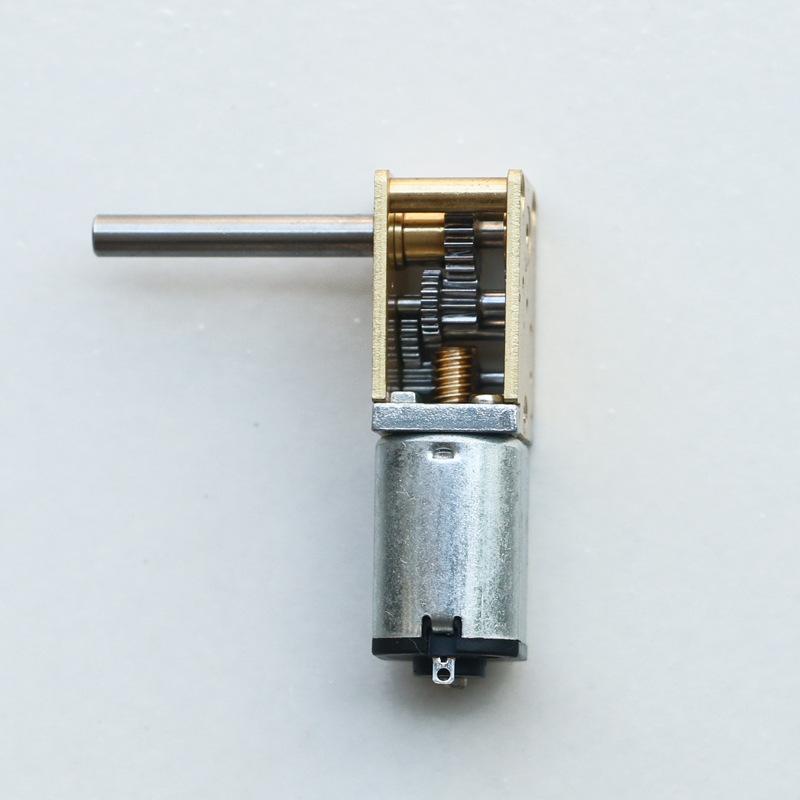 N20-1218 自锁蜗轮蜗杆减速电机3V6V12V微型直流低速马达智能小车