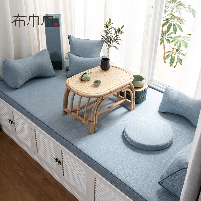 飘窗垫网红转角窗台垫子日式阳台海绵垫2021年新款四季通用可拆洗