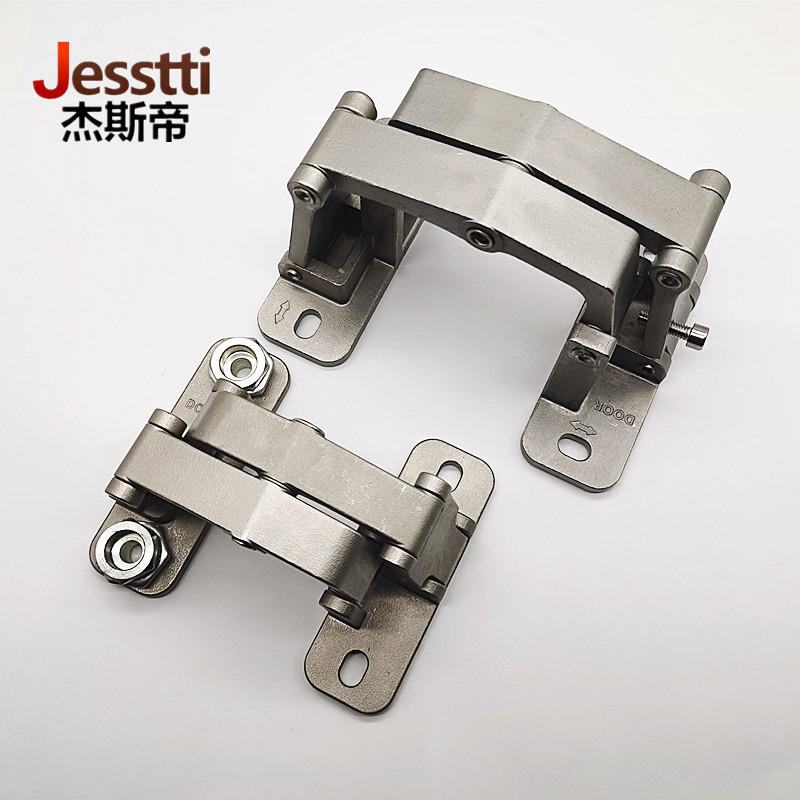 杰斯帝消防栓隐形门合页不锈钢石材管井门铰链暗藏二维可调重型门