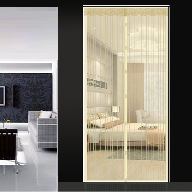 隔断门帘防蚊魔术贴遮挡家用房间自动纱网磁性网门清洗遮光蚊纱半