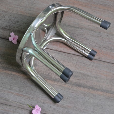 不锈钢凳子加厚不锈钢304 工厂员工宿舍小圆凳餐椅浴室换鞋凳