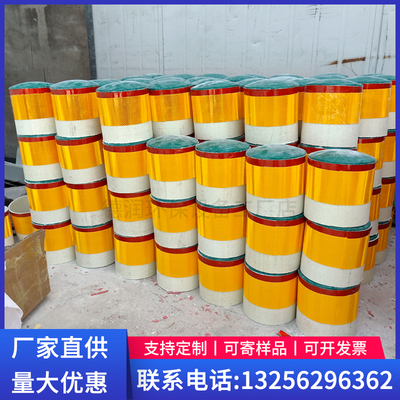 定制玻璃钢柱帽式轮廓标高速公路隧道波形梁护栏反光标圆形诱导标