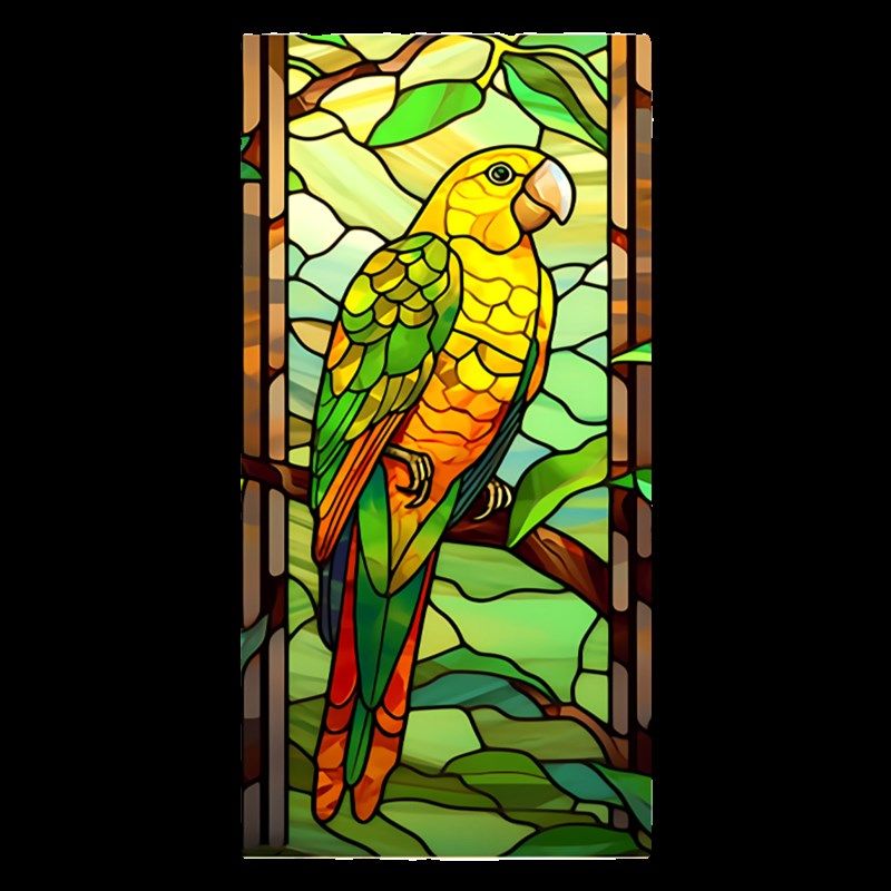 欧式复古窗花纸美式彩色玻璃贴化妆室浴室窗户静电贴膜磨砂不透明